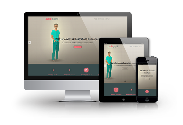Interface graphique responsive