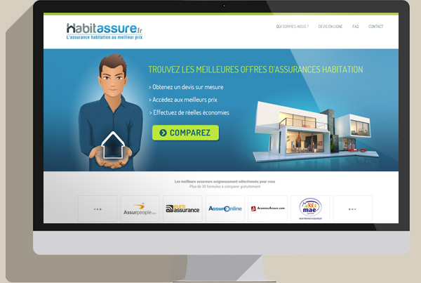 webdesign interface habitassure