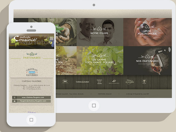 Webdesign responsive vignoble