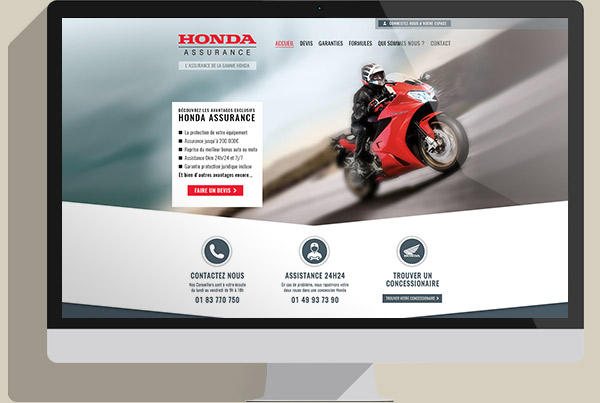 Interface Honda